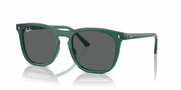 Zonnebril Ray-Ban 0RB2210-6615B1-53 Transparant Green Dark Grey