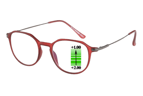 Leesbril Ofar Office Multifocaal CF0004C- Rood -+2.00