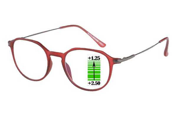 Leesbril Ofar Office Multifocaal CF0004C- Rood -+2.50
