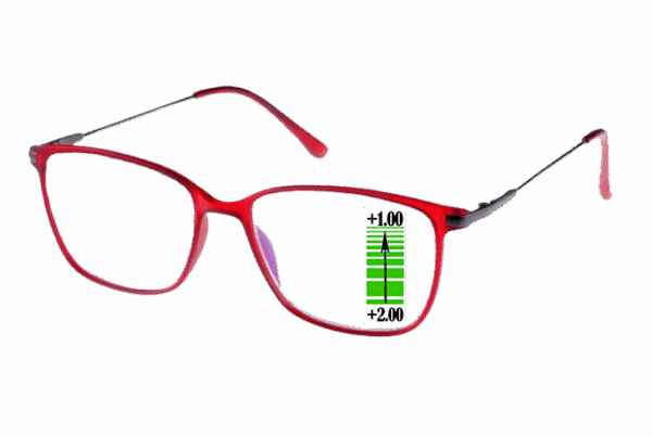 Leesbril Ofar Office Multifocaal CF0002C-Rood -+2.00