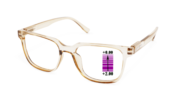 Leesbril Vista Bonita Cubo XL -progressief-Soft-skin-+2.00