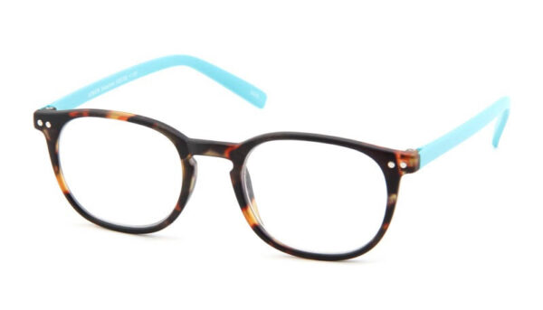 Leesbril INY Icon Double-Havanna/Turkoois-+1.00