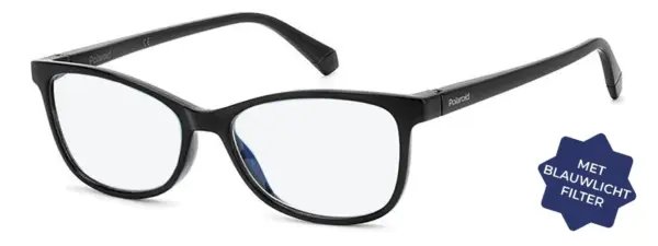 Leesbril Polaroid PLD0032 Met Blauw Licht Filter-+3.00-Zwart