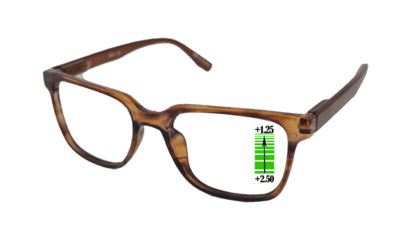 Leesbril Vista Bonita Multifocaal Cubo-Amber Dawn-+2.50