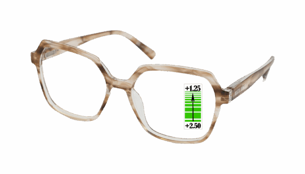 Leesbril Vista Bonita Mira Multifocaal-Maple-+1.25-+2.50