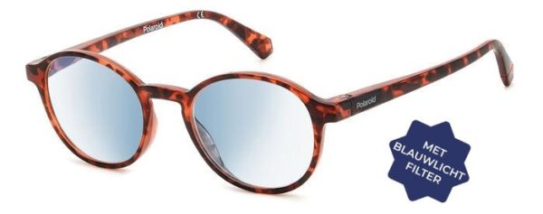 Leesbril Polaroid PLD0034-Havanna Rood-+2.00